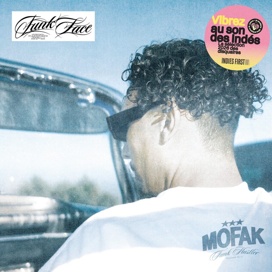 Pochette de Funk Face de Mofak, avec le sticker Indies First 2026